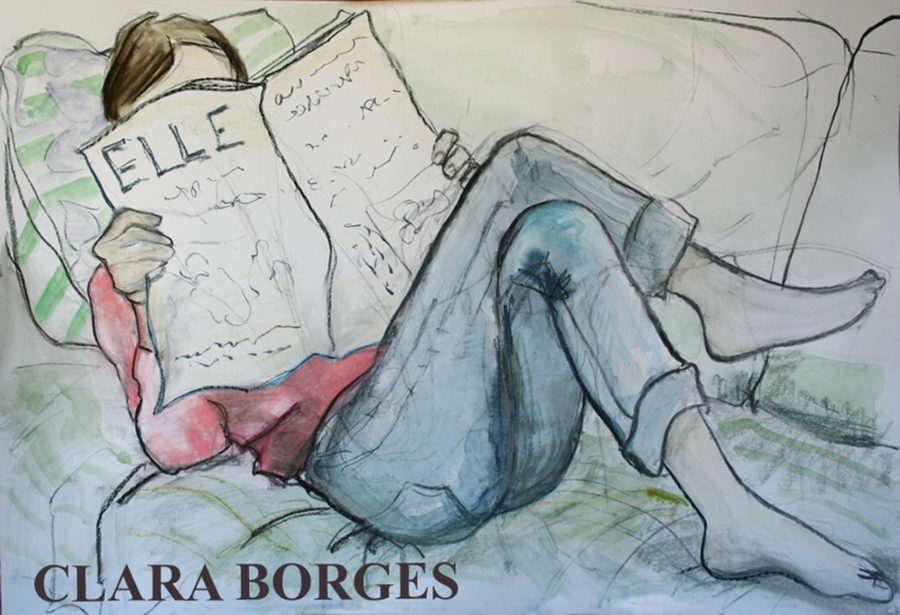 Dibujo de Clara Borges 1ª pintura y dibujos